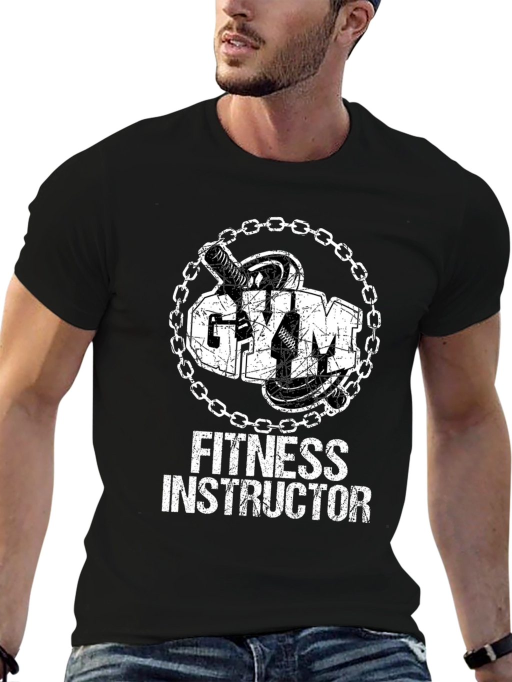Gym Fitness Instructor Graphic Tee