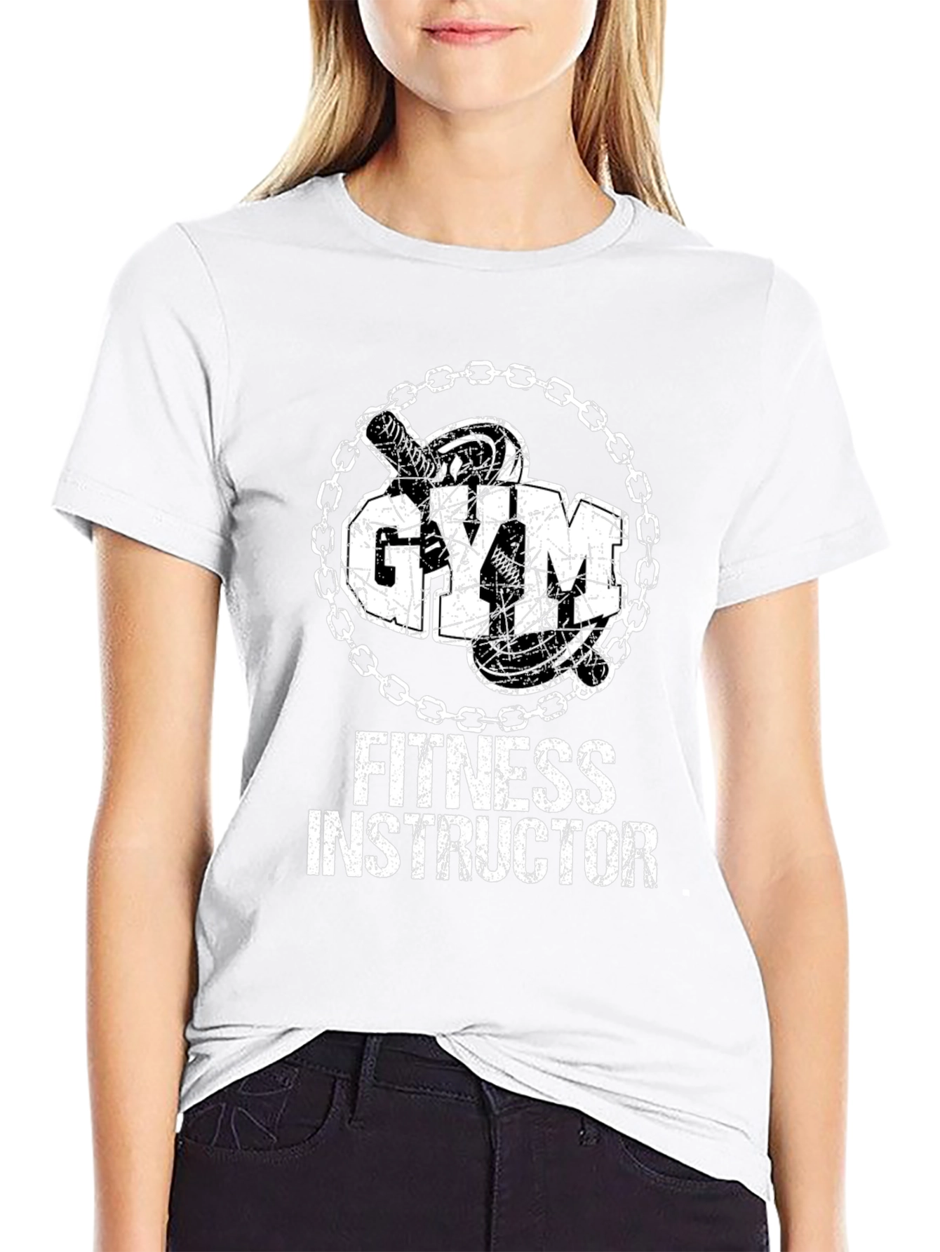 Gym Fitness Instructor Graphic Tee