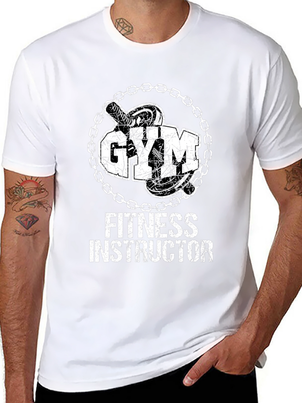 Gym Fitness Instructor Graphic Tee