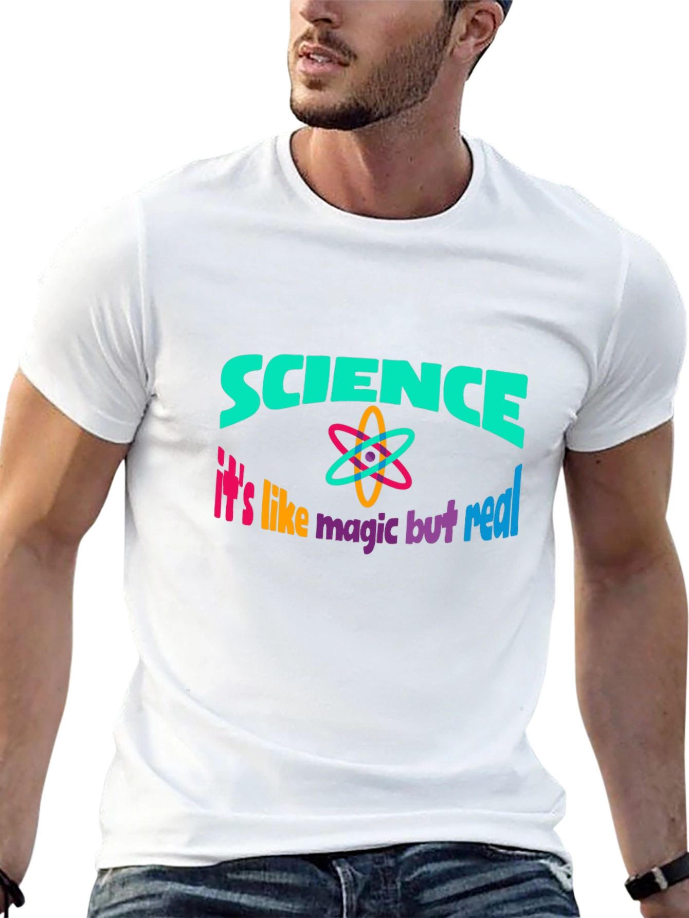 Science: Its Like Magic But Real Black T-Shirt