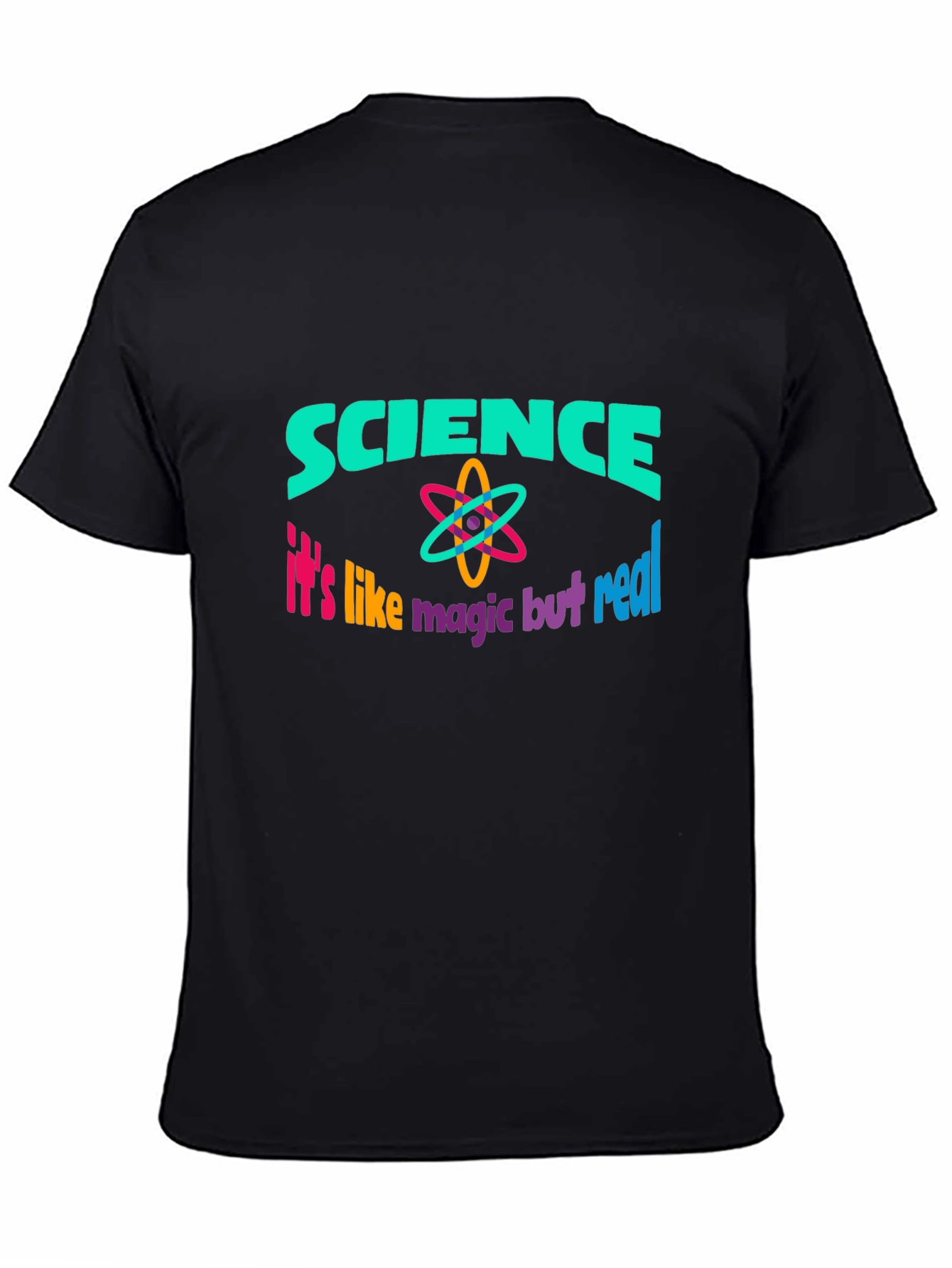 Science: Its Like Magic But Real Black T-Shirt