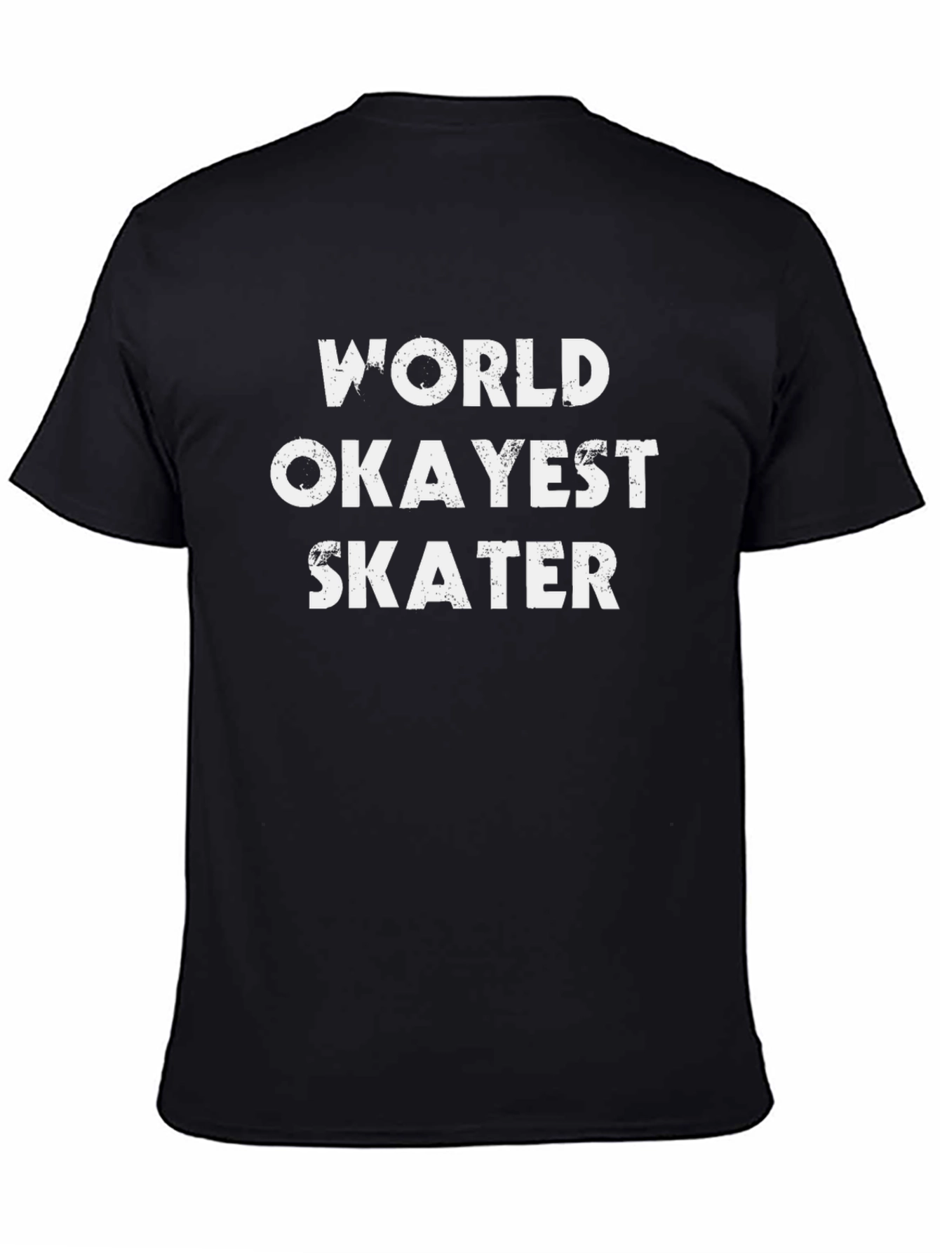 World Okayest Skater Black T-Shirt