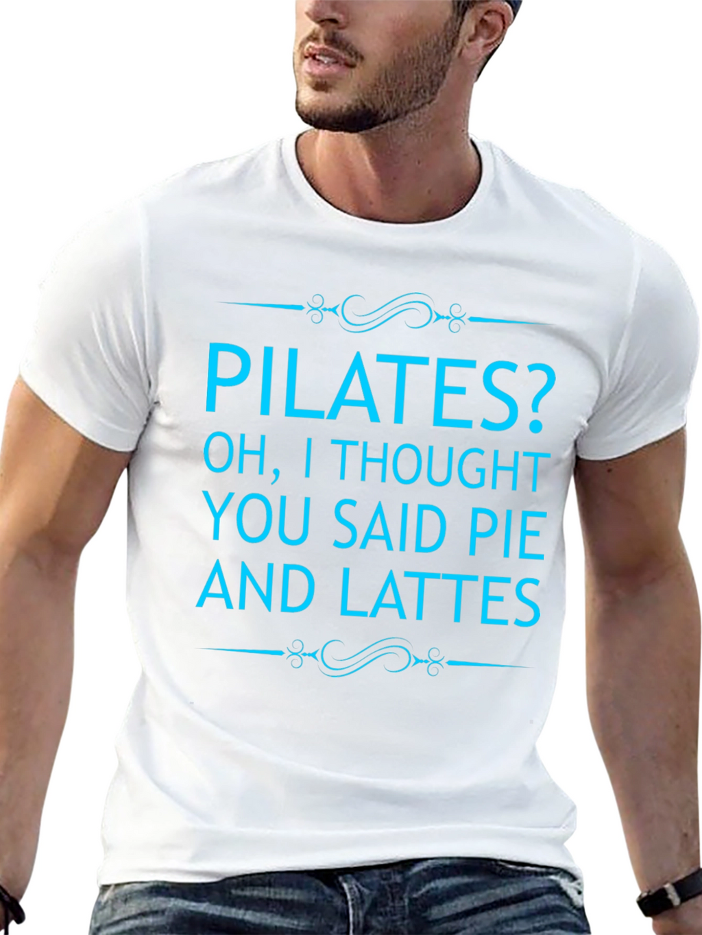 Pilates? Pie and Lattes Graphic Tee