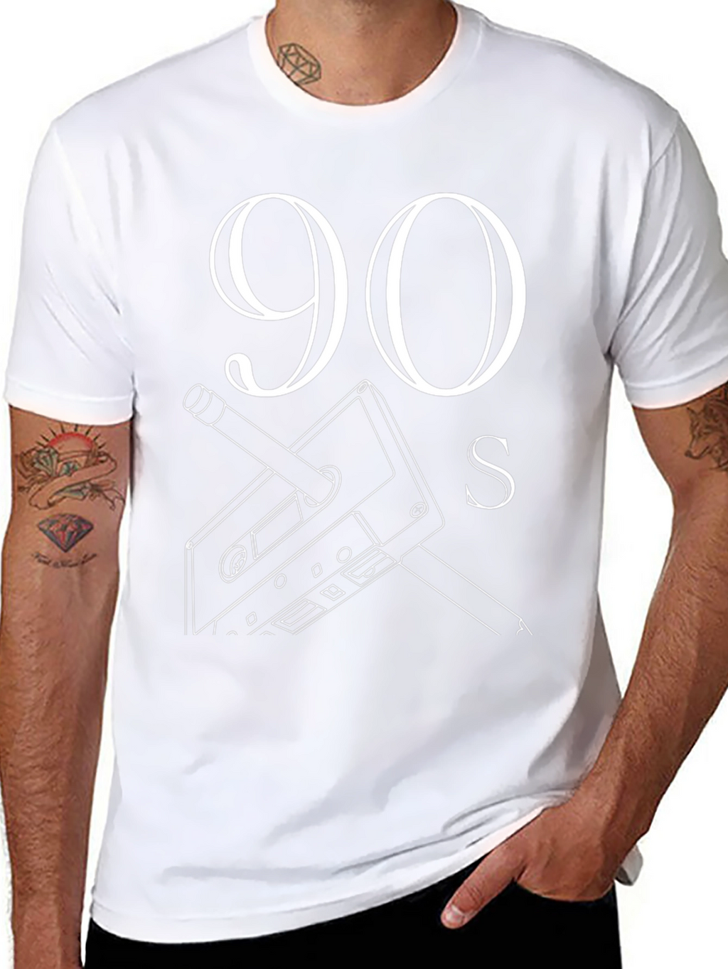 90s Cassette Tape Graphic T-Shirt
