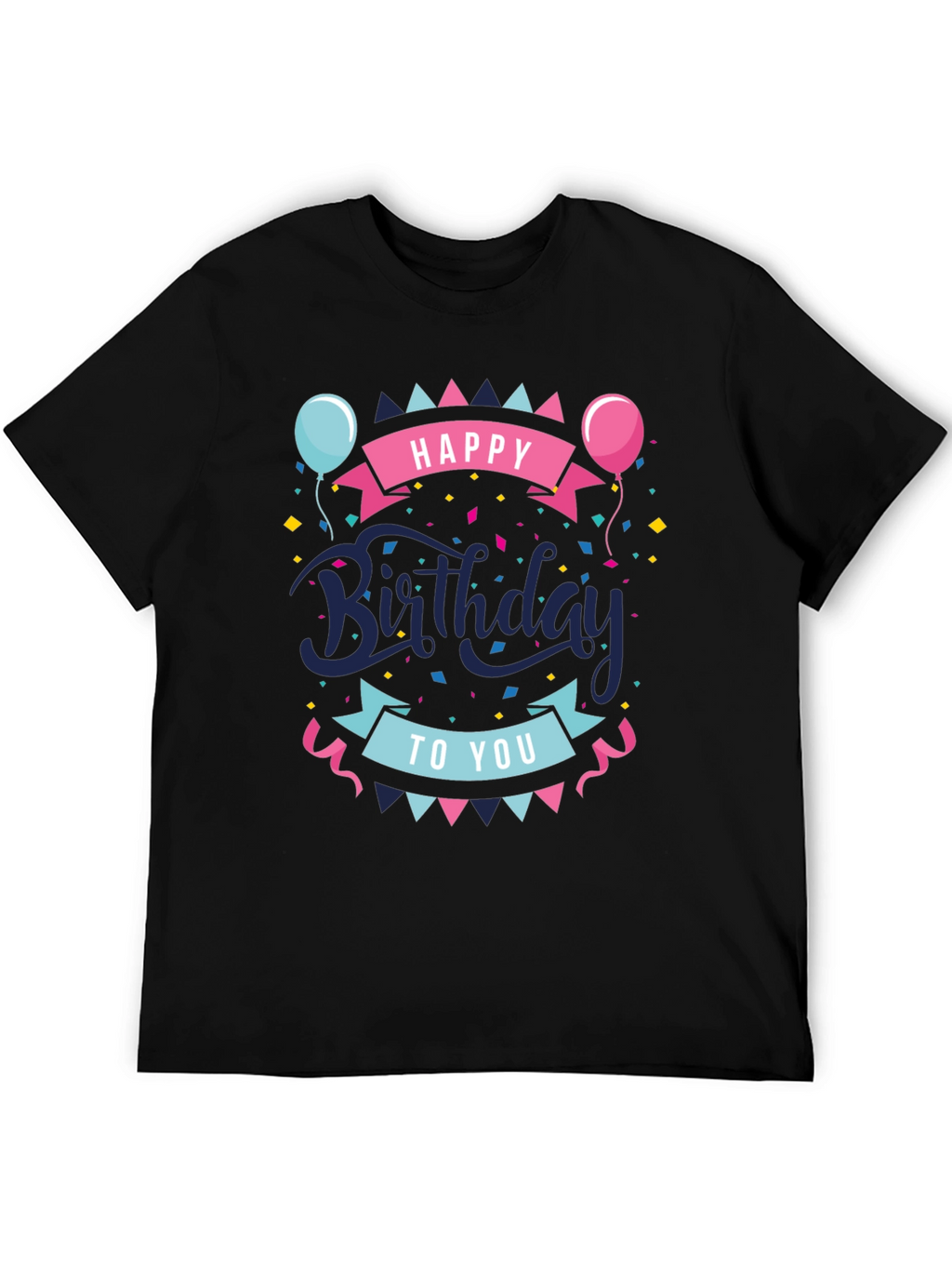 Happy Birthday Graphic Tee - Stylish Celebration Shirt