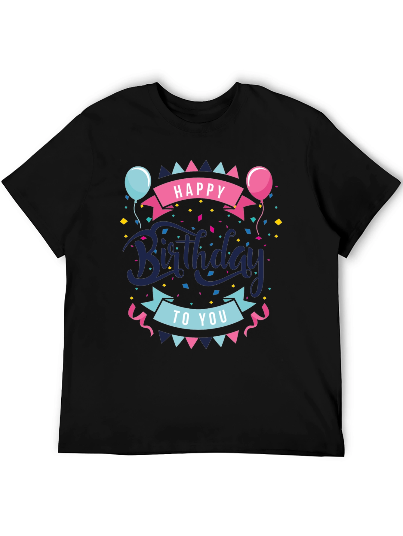 Happy Birthday Graphic Tee - Stylish Celebration Shirt