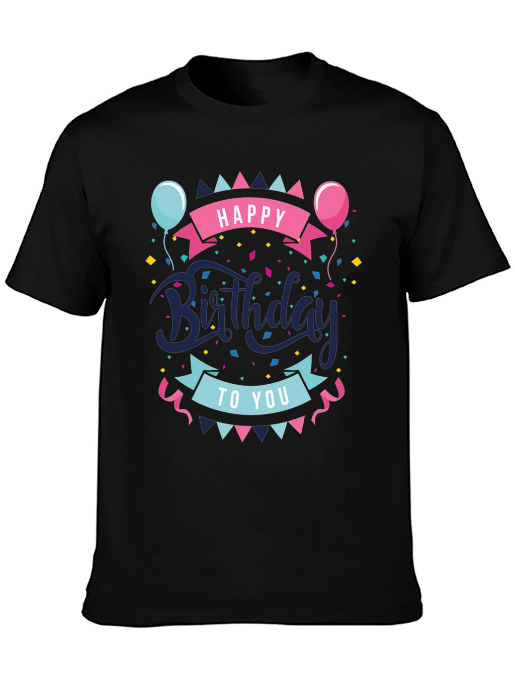 Happy Birthday Graphic Tee - Stylish Celebration Shirt