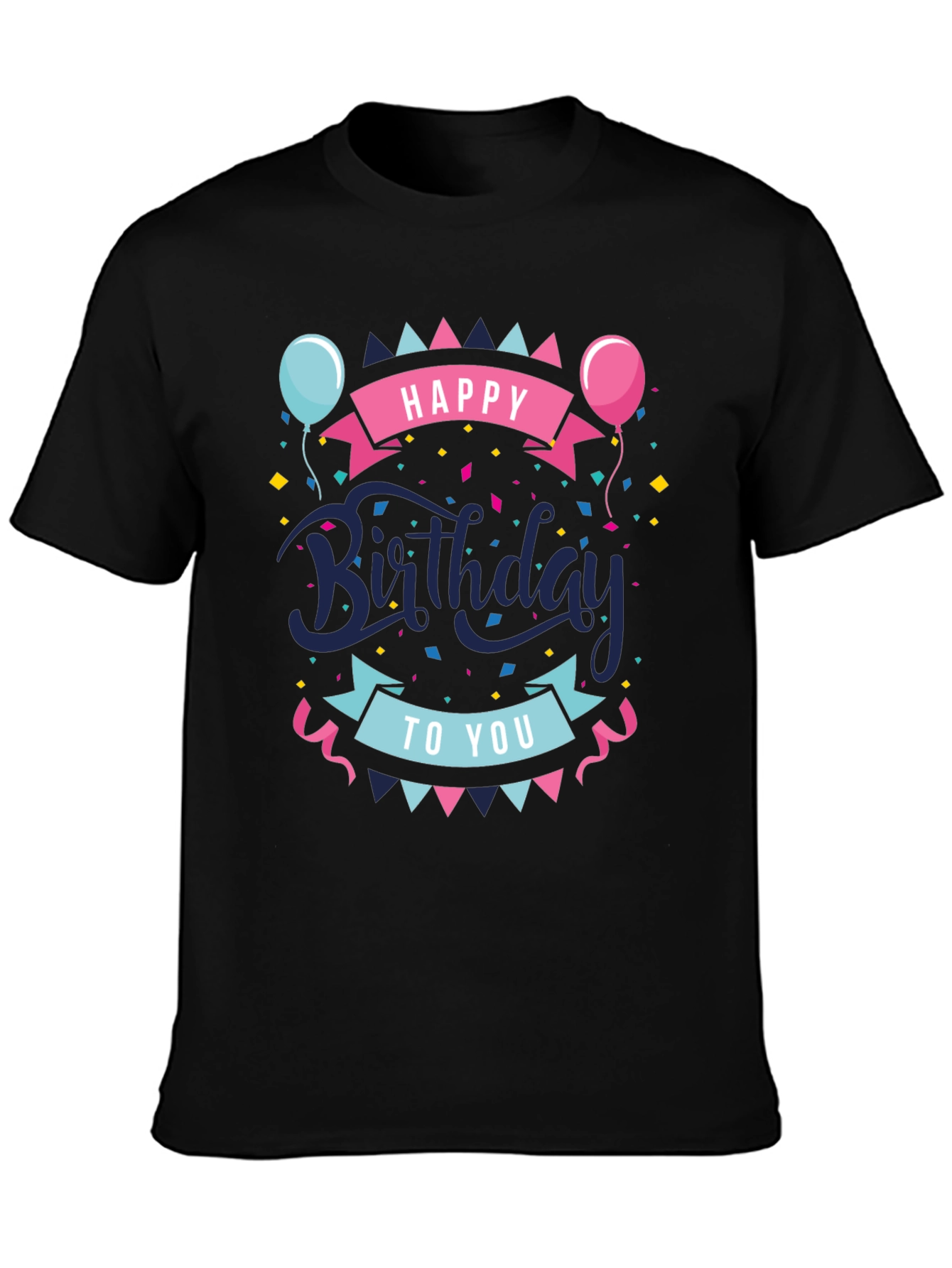 Happy Birthday Graphic Tee - Stylish Celebration Shirt