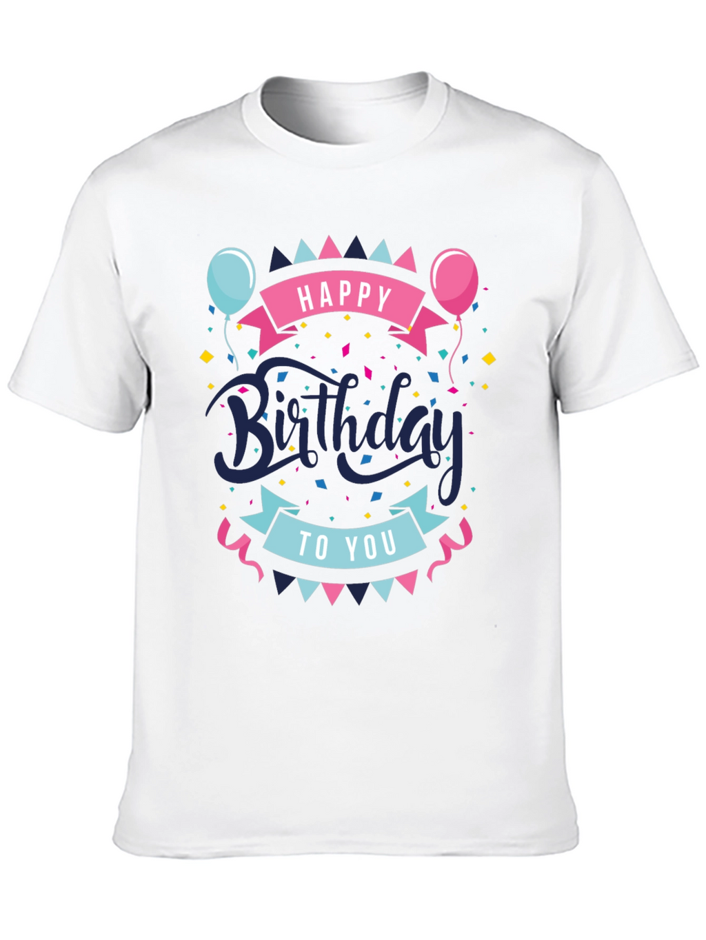 Happy Birthday Graphic Tee - Stylish Celebration Shirt