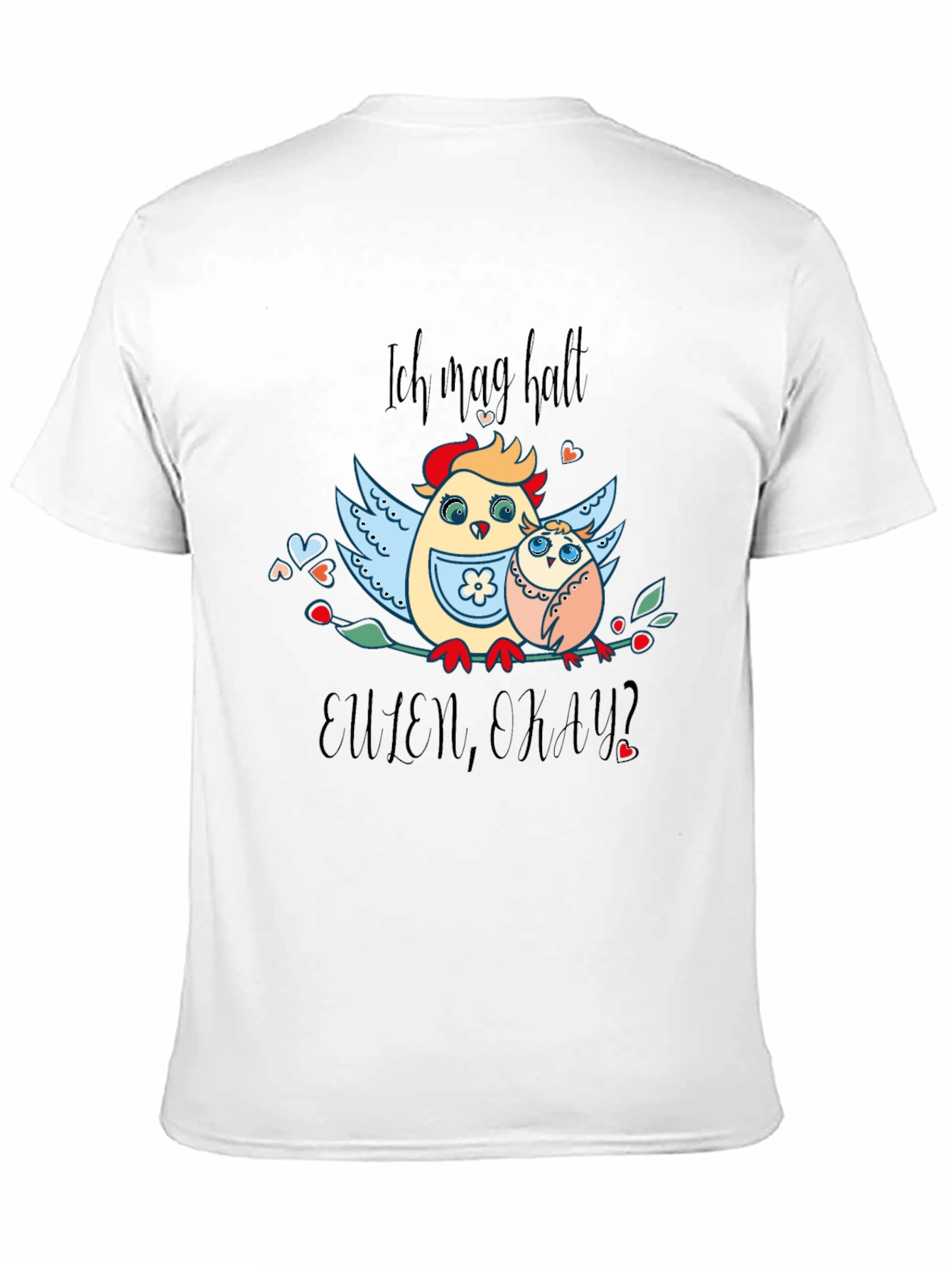 Ich mag halt Eulen okay? Graphic T-Shirt