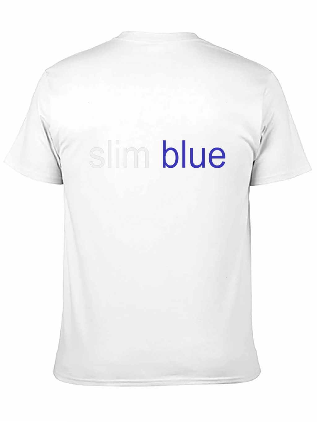 Slim Blue Graphic T-Shirt