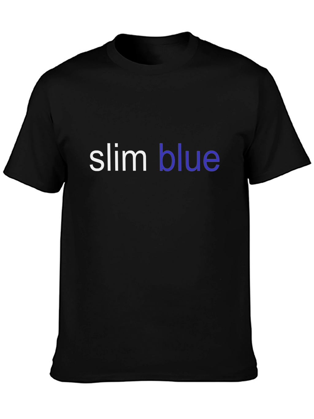 Slim Blue Graphic T-Shirt