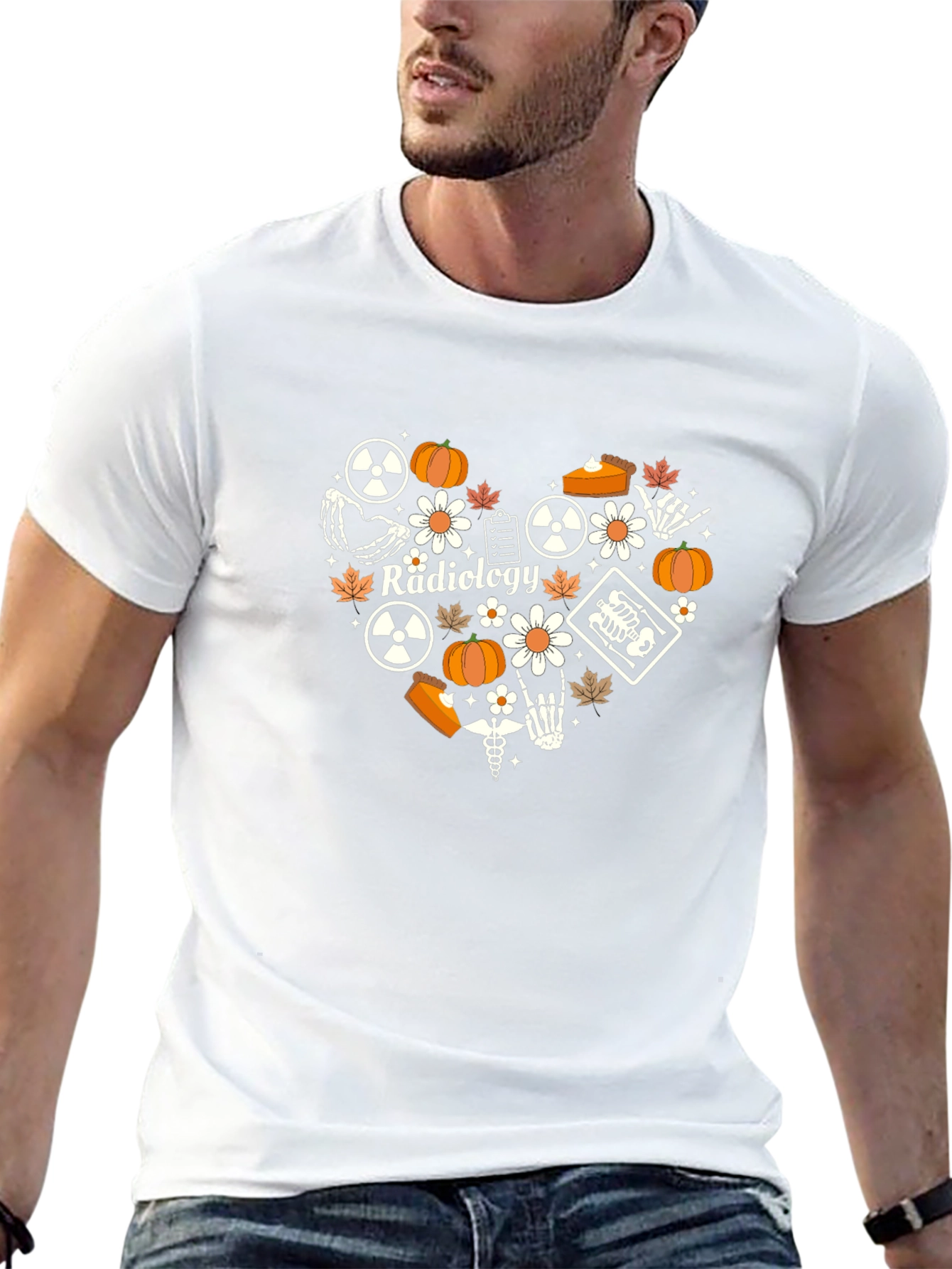 Radiology Fall Heart T-Shirt