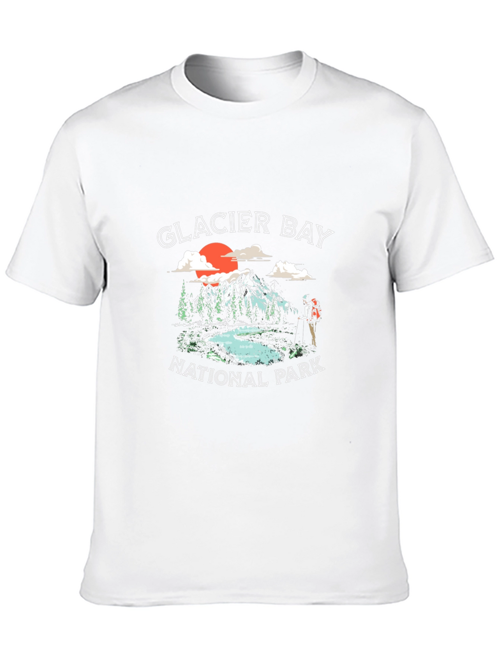 Glacier Bay National Park Black T-Shirt