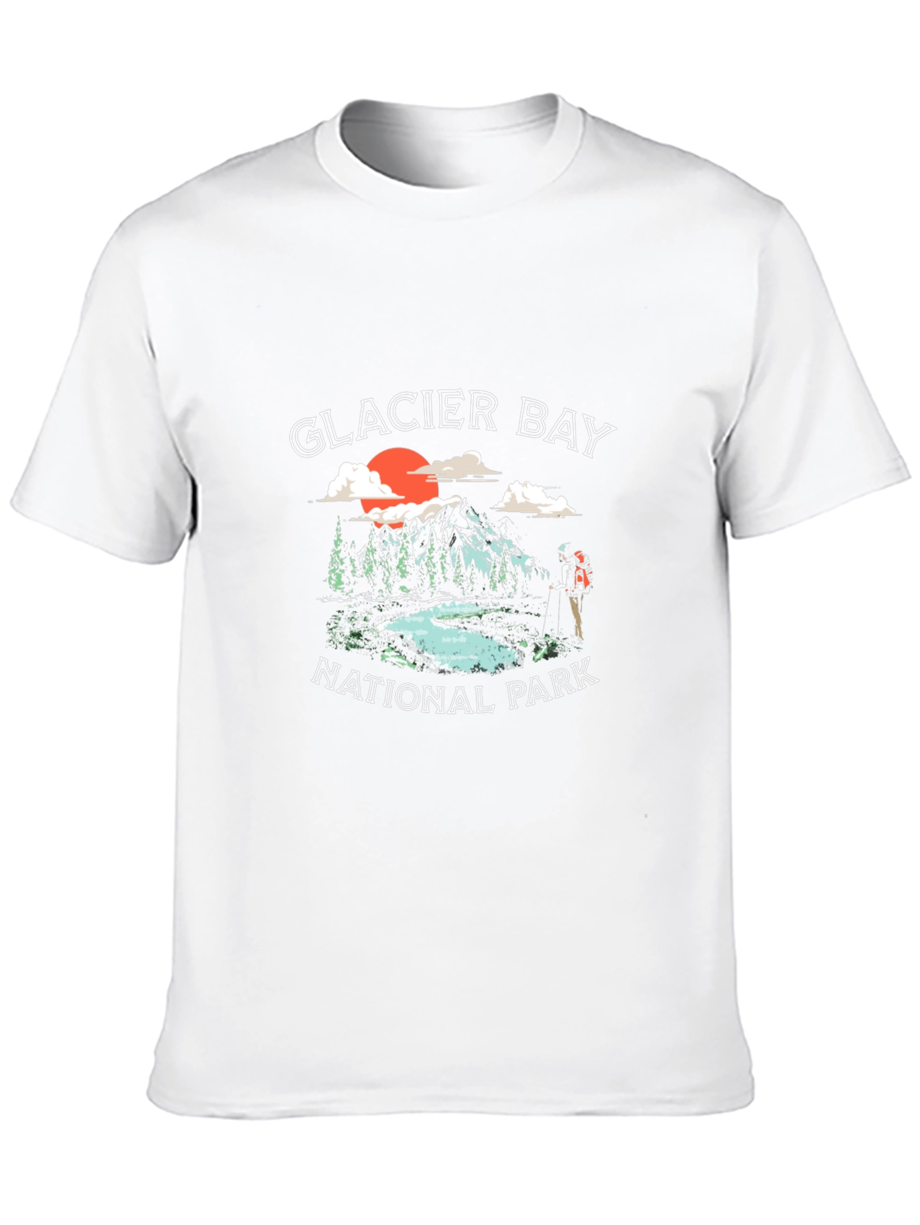 Glacier Bay National Park Black T-Shirt
