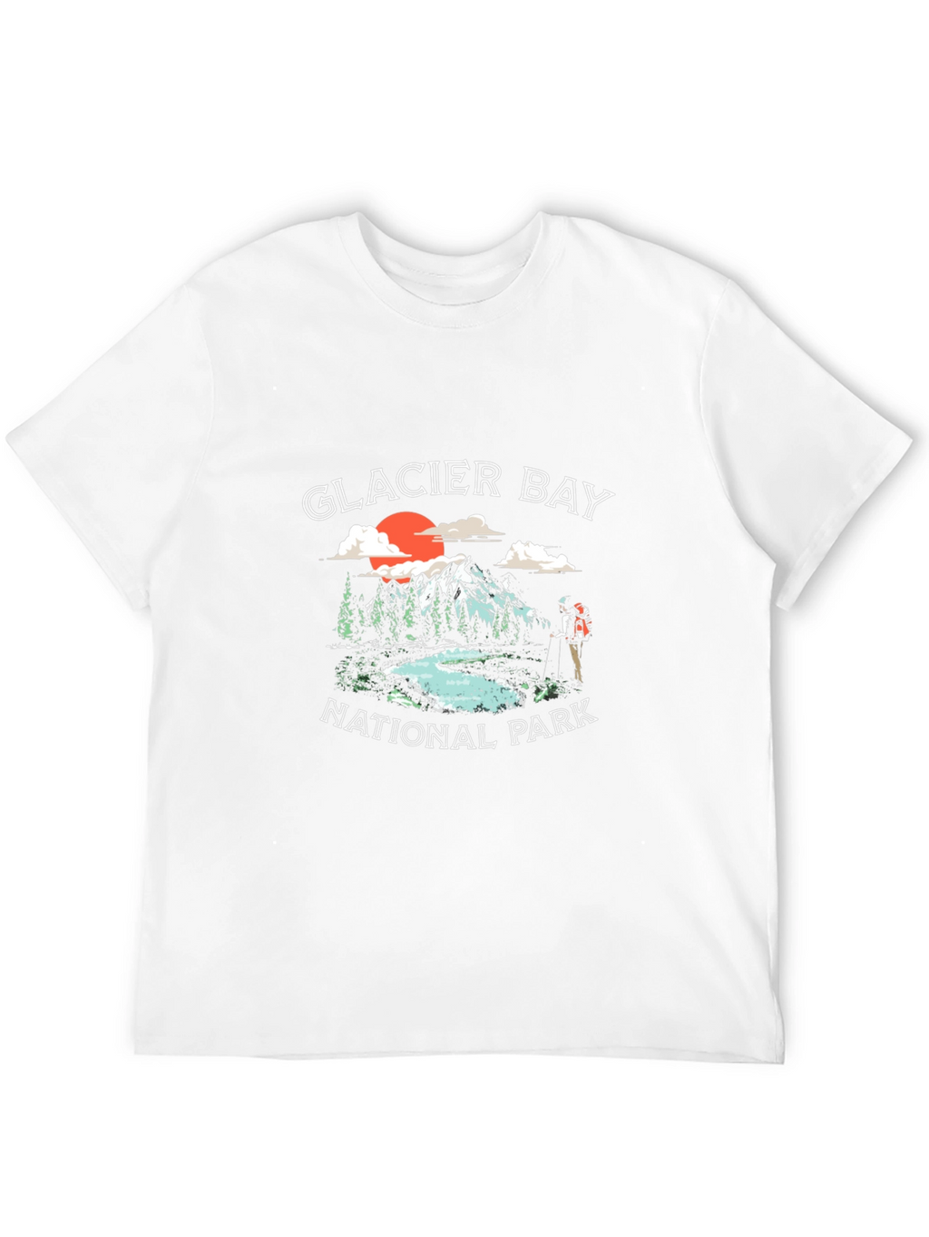Glacier Bay National Park Black T-Shirt