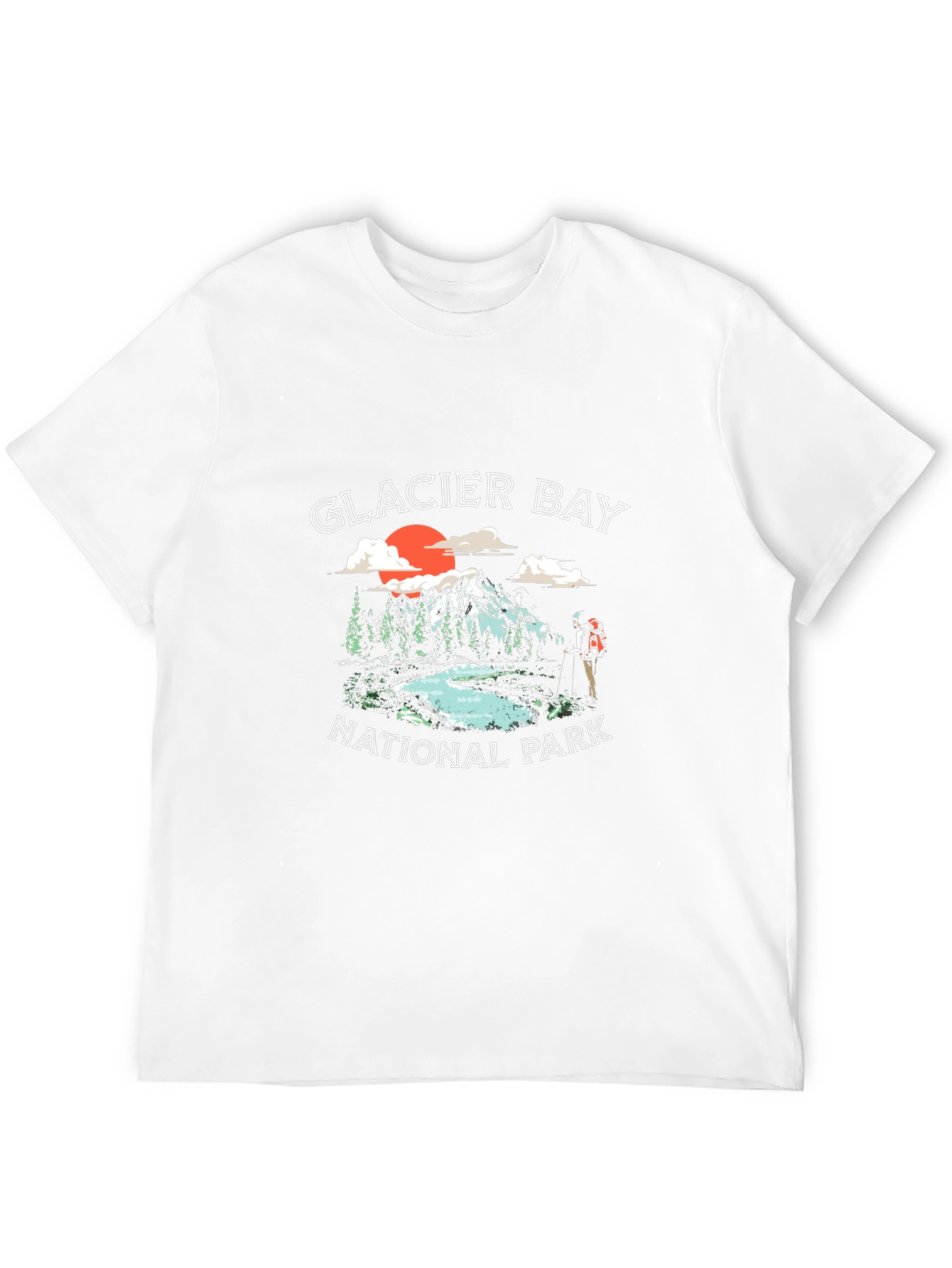 Glacier Bay National Park Black T-Shirt