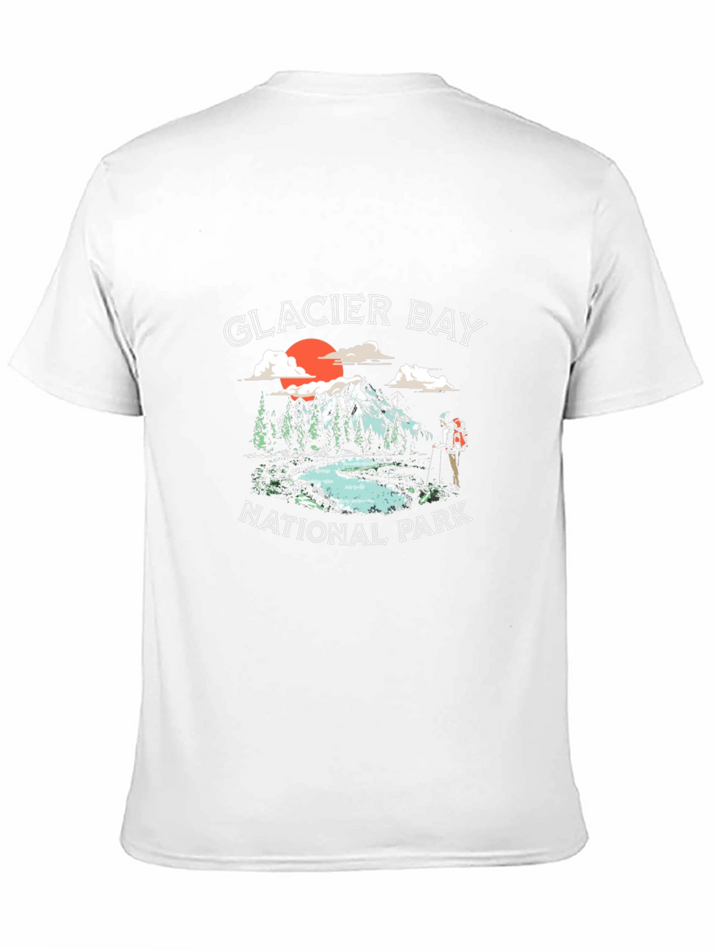 Glacier Bay National Park Black T-Shirt
