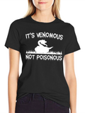 Venomous Snake T-Shirt - Funny Reptile Tee