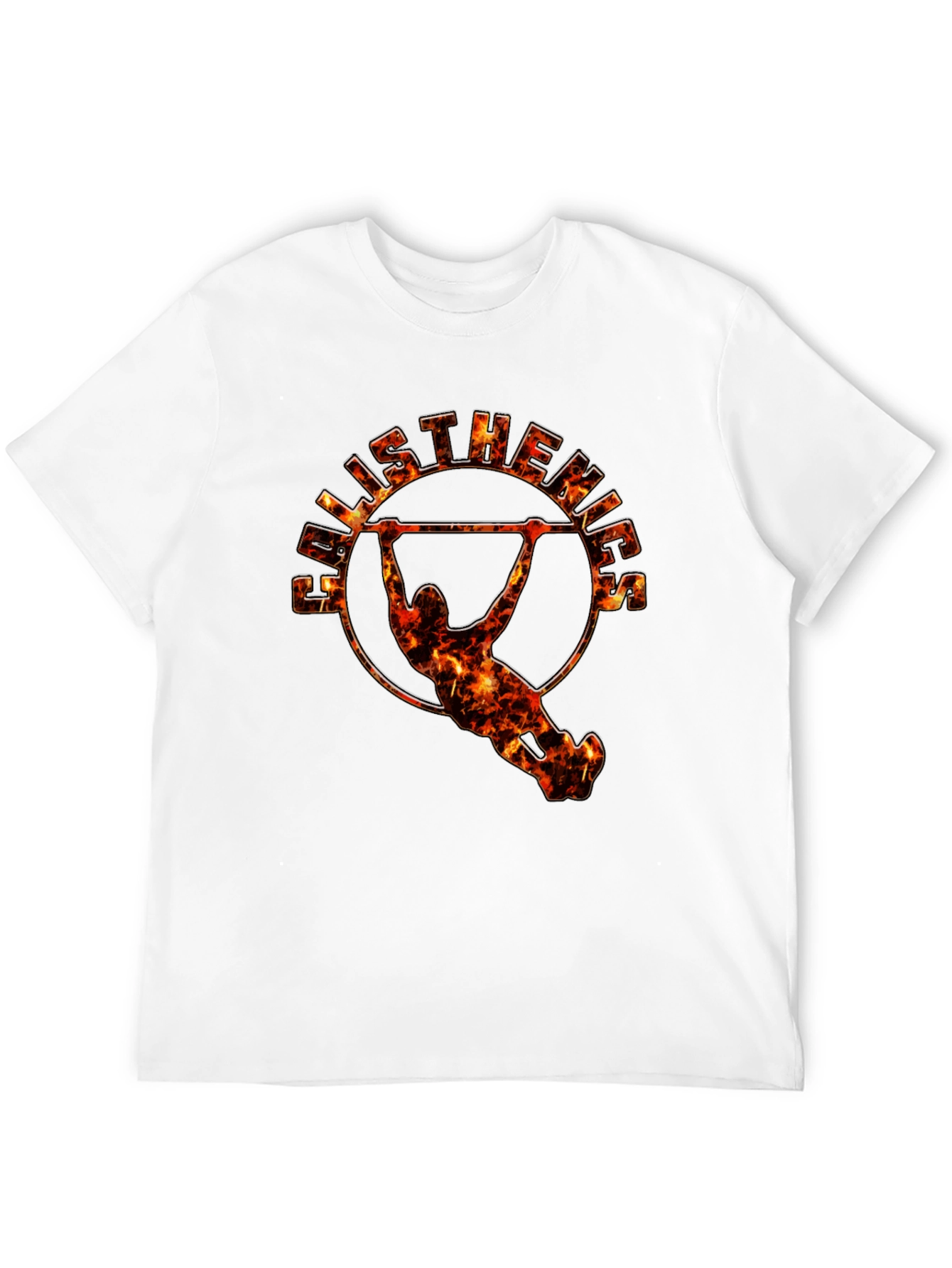 Calisthenics Fire Graphic Black T-Shirt