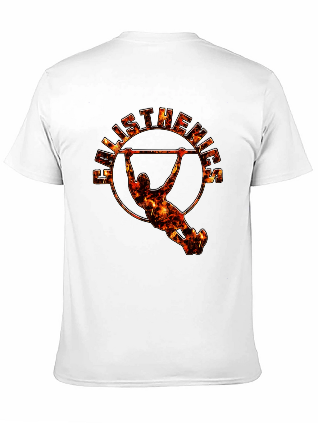 Calisthenics Fire Graphic Black T-Shirt