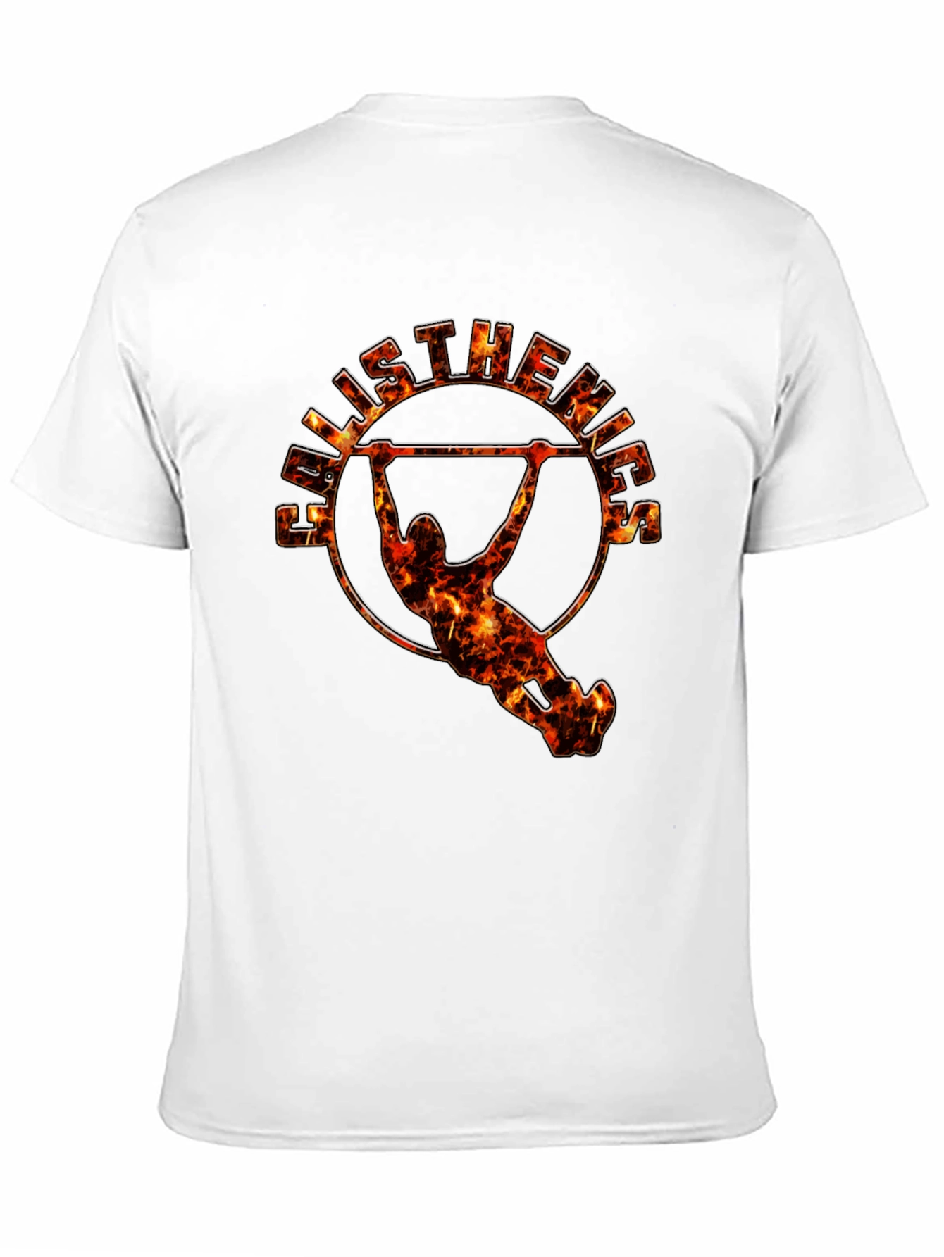Calisthenics Fire Graphic Black T-Shirt