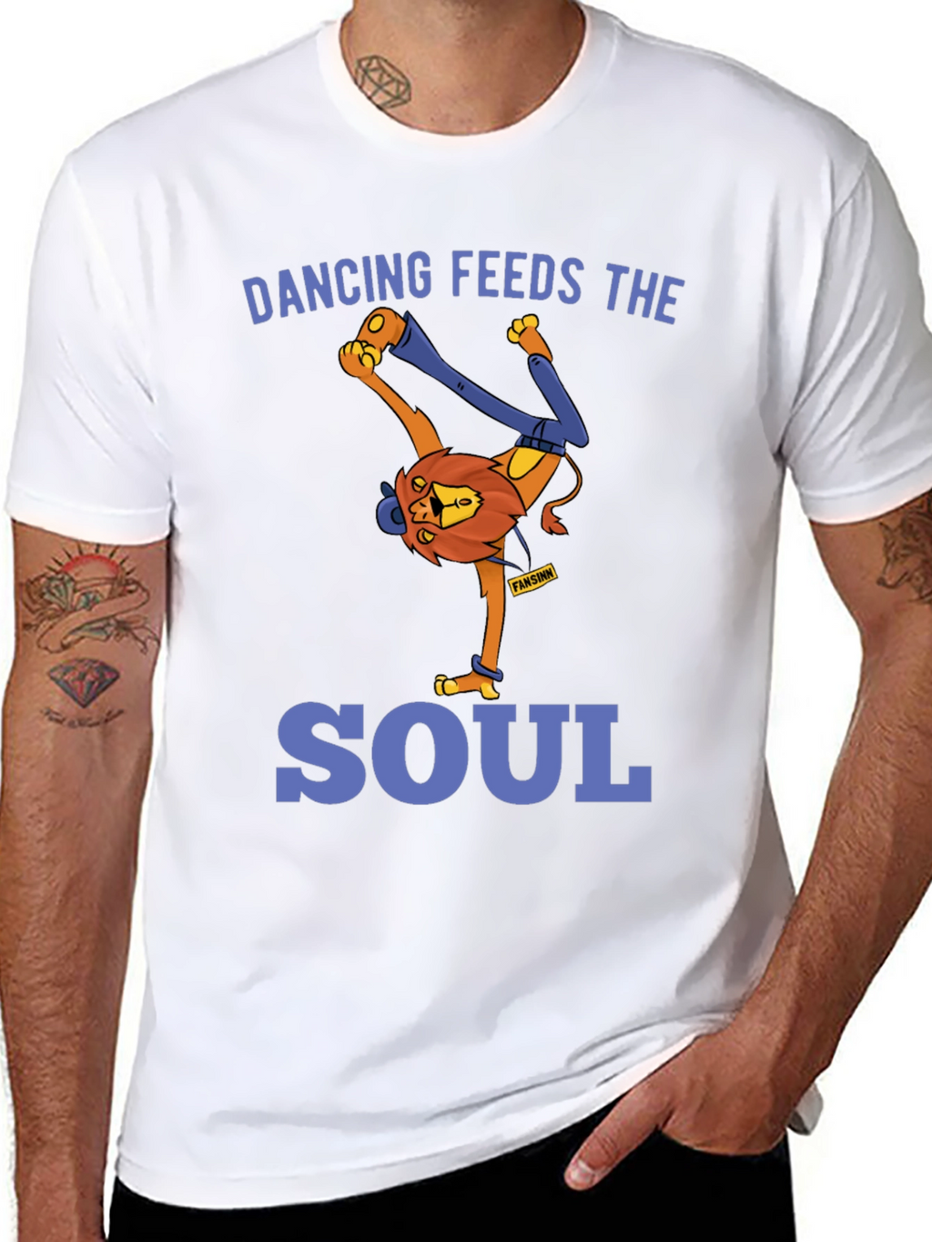 Dancing Lion Graphic Tee - Comfort Fit