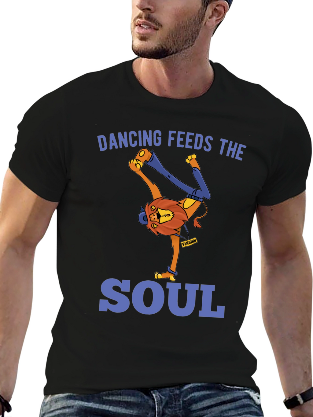Dancing Lion Graphic Tee - Comfort Fit