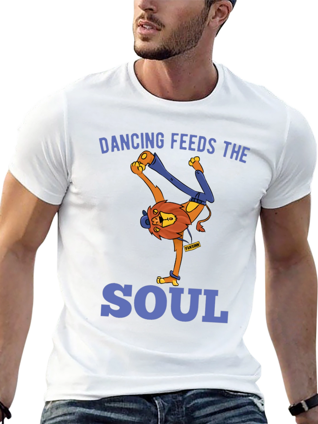 Dancing Lion Graphic Tee - Comfort Fit