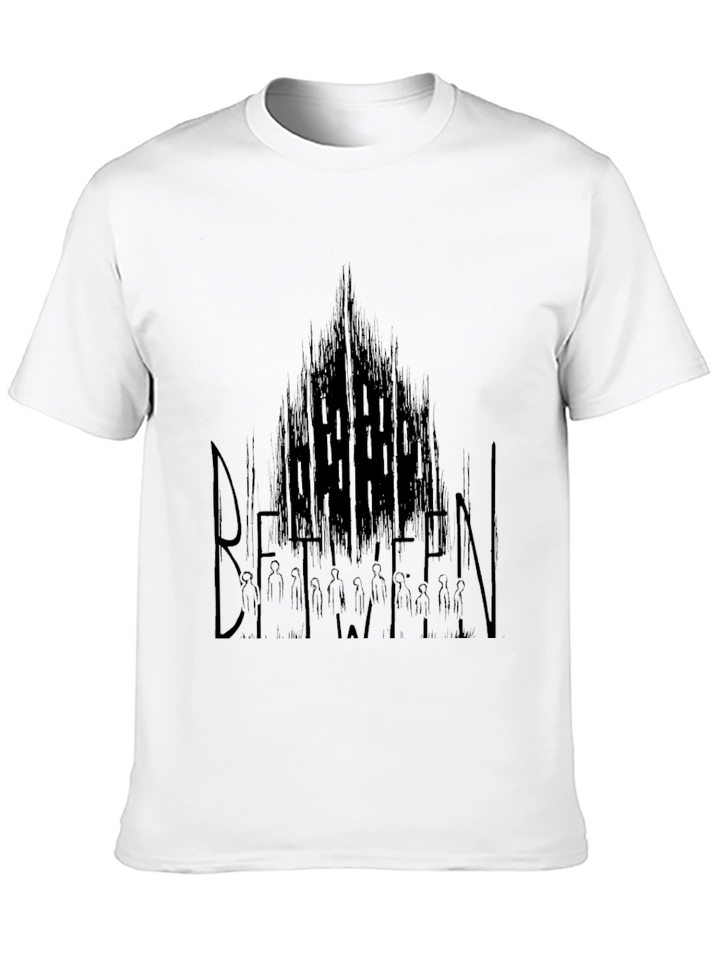 Between Black Graphic T-Shirt