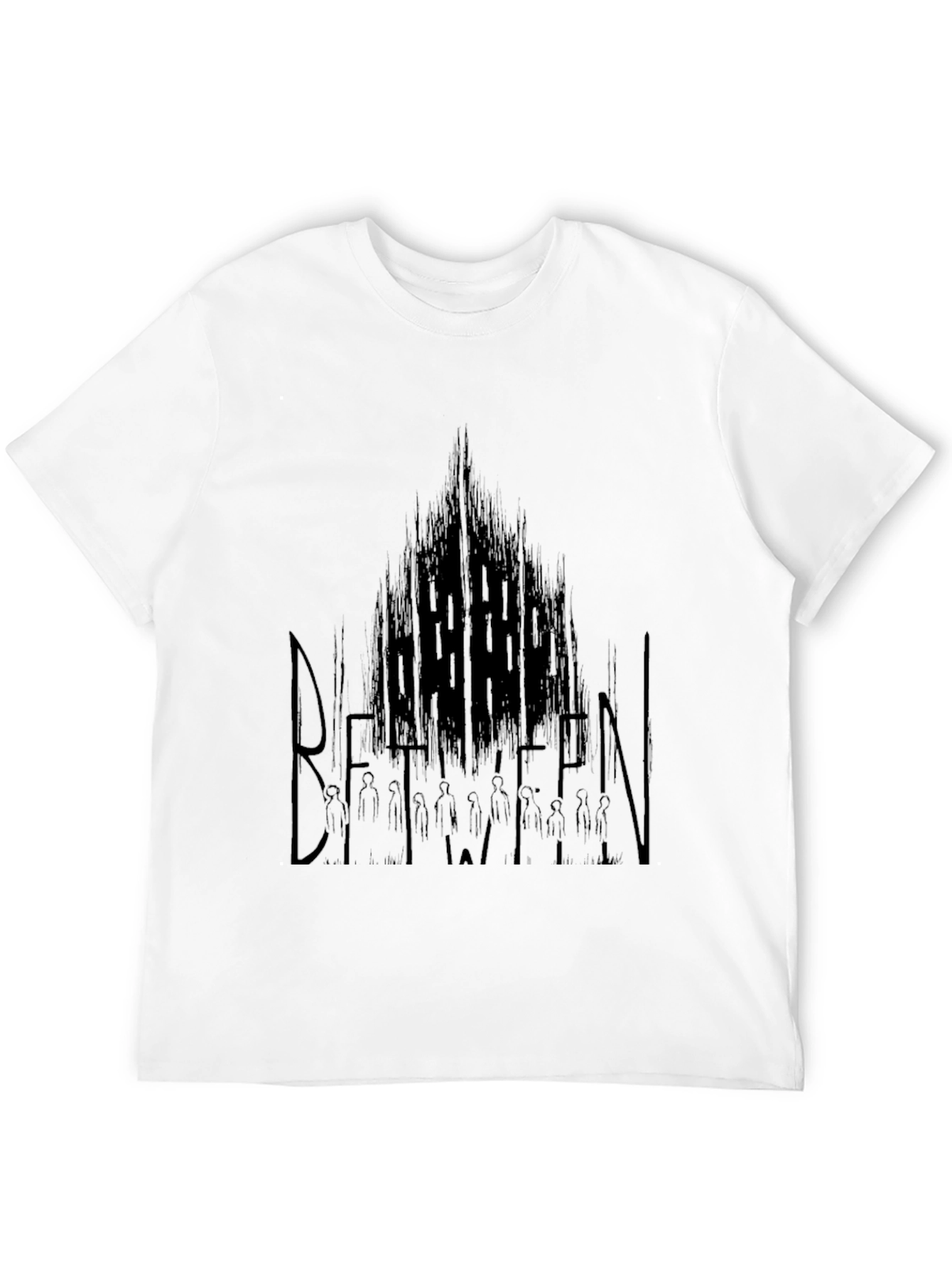 Between Black Graphic T-Shirt