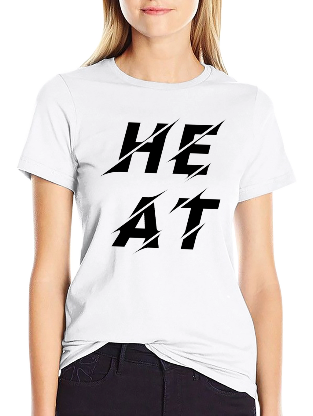 HEAT Black T-Shirt Graphic Tee
