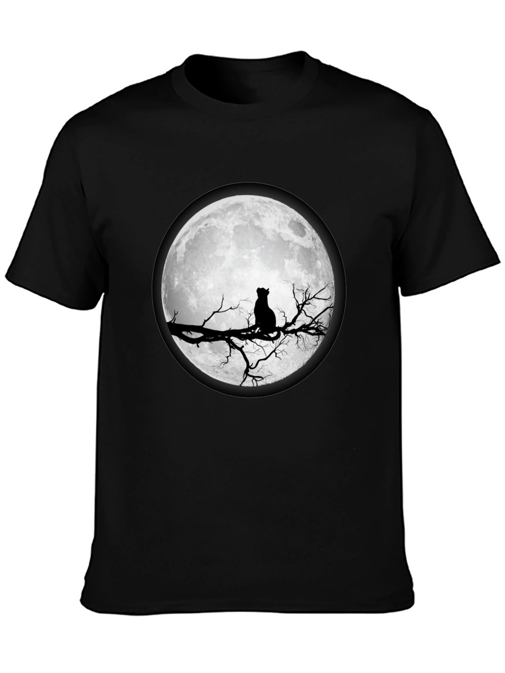 Moon Cat Graphic T-Shirt
