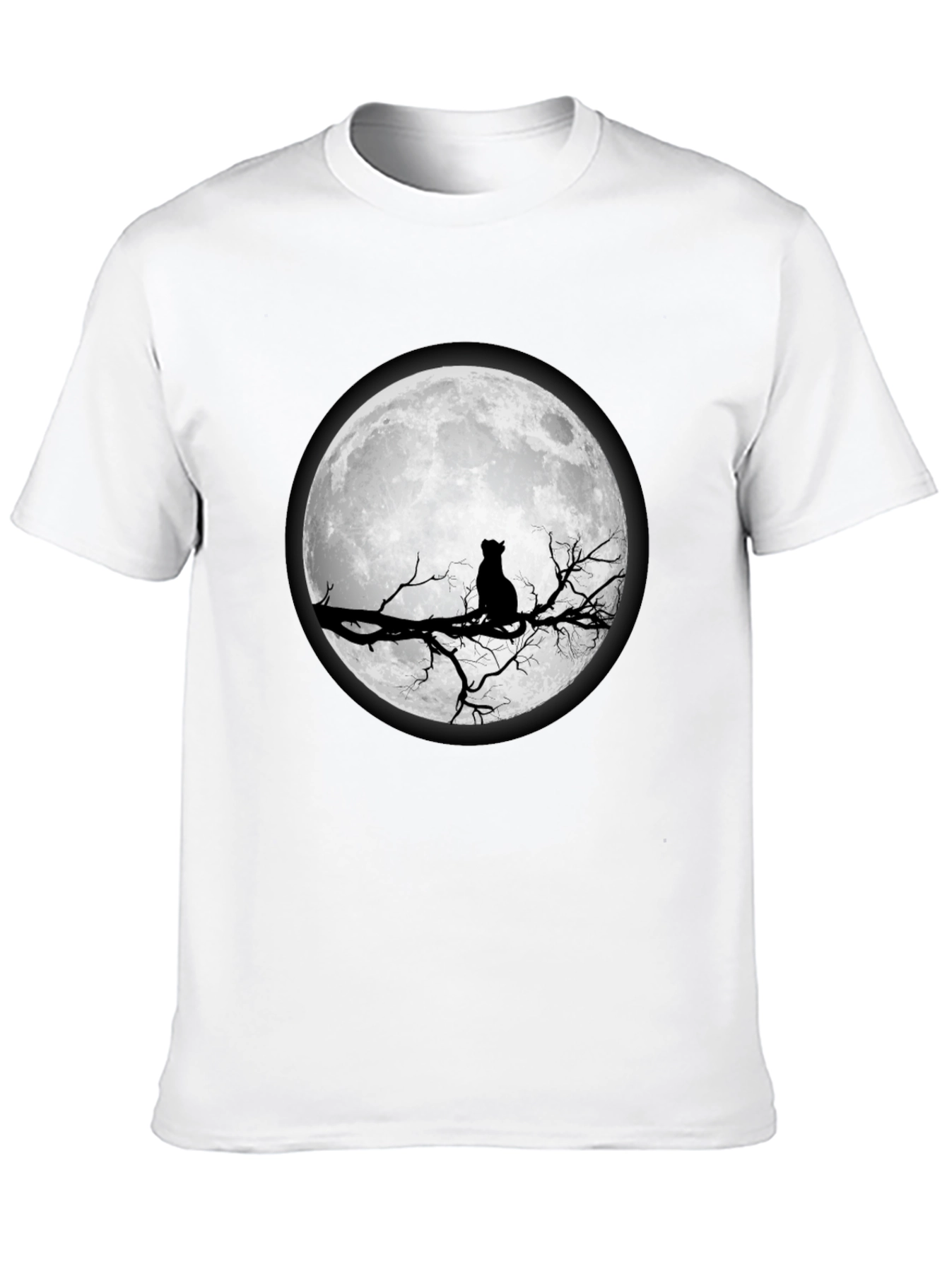 Moon Cat Graphic T-Shirt