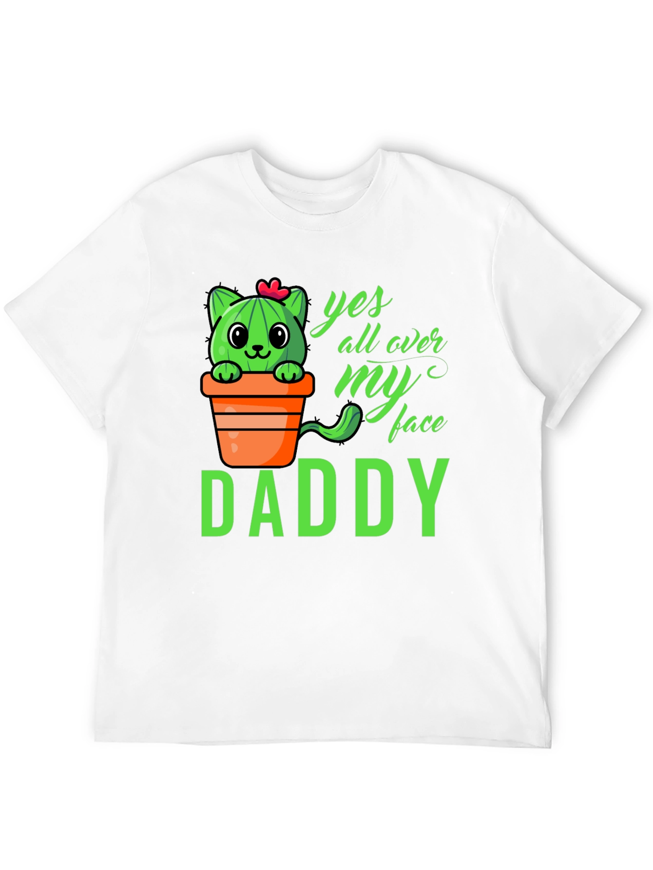 Cactus Cat Daddy T-Shirt - Funny Graphic Tee