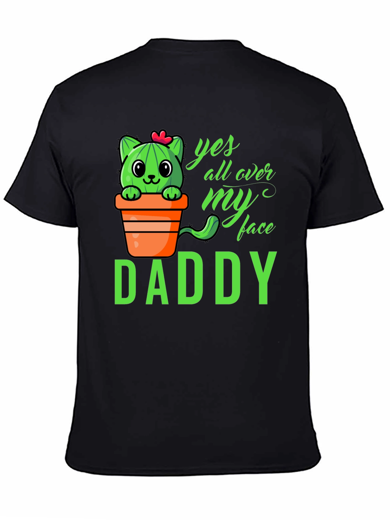 Cactus Cat Daddy T-Shirt - Funny Graphic Tee