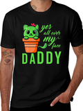 Cactus Cat Daddy T-Shirt - Funny Graphic Tee