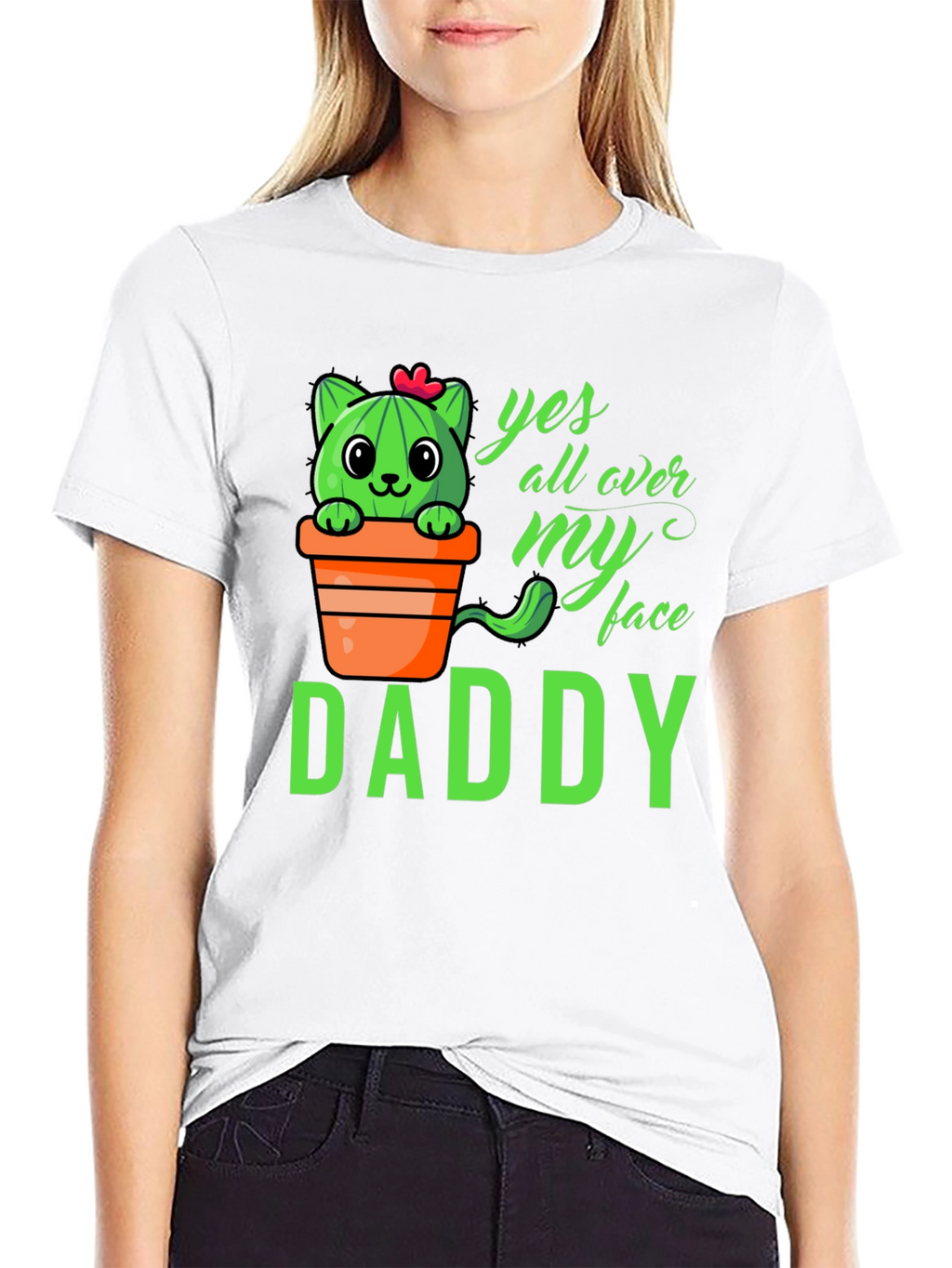 Cactus Cat Daddy T-Shirt - Funny Graphic Tee