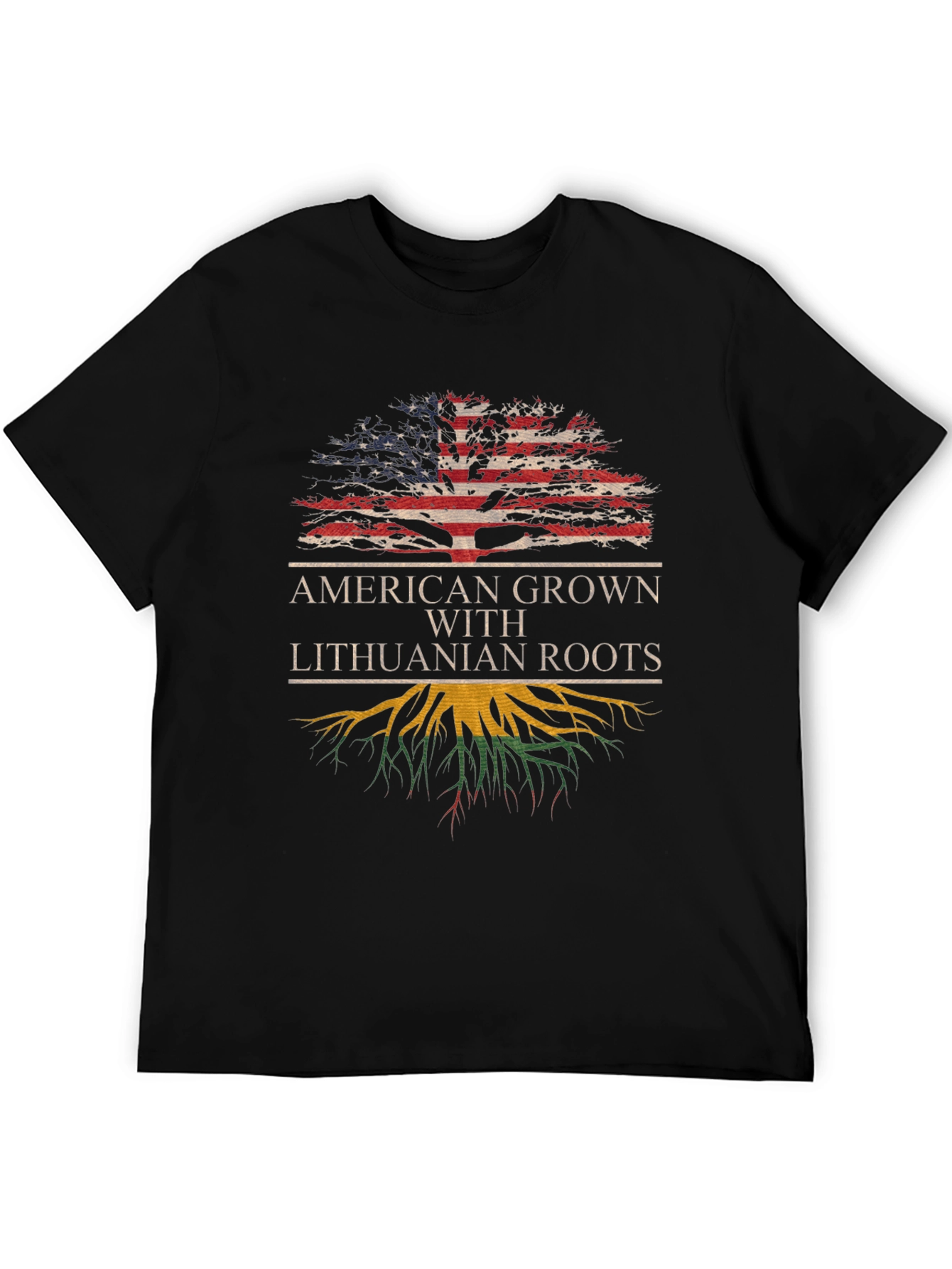 American Grown Lithuanian Roots T-Shirt