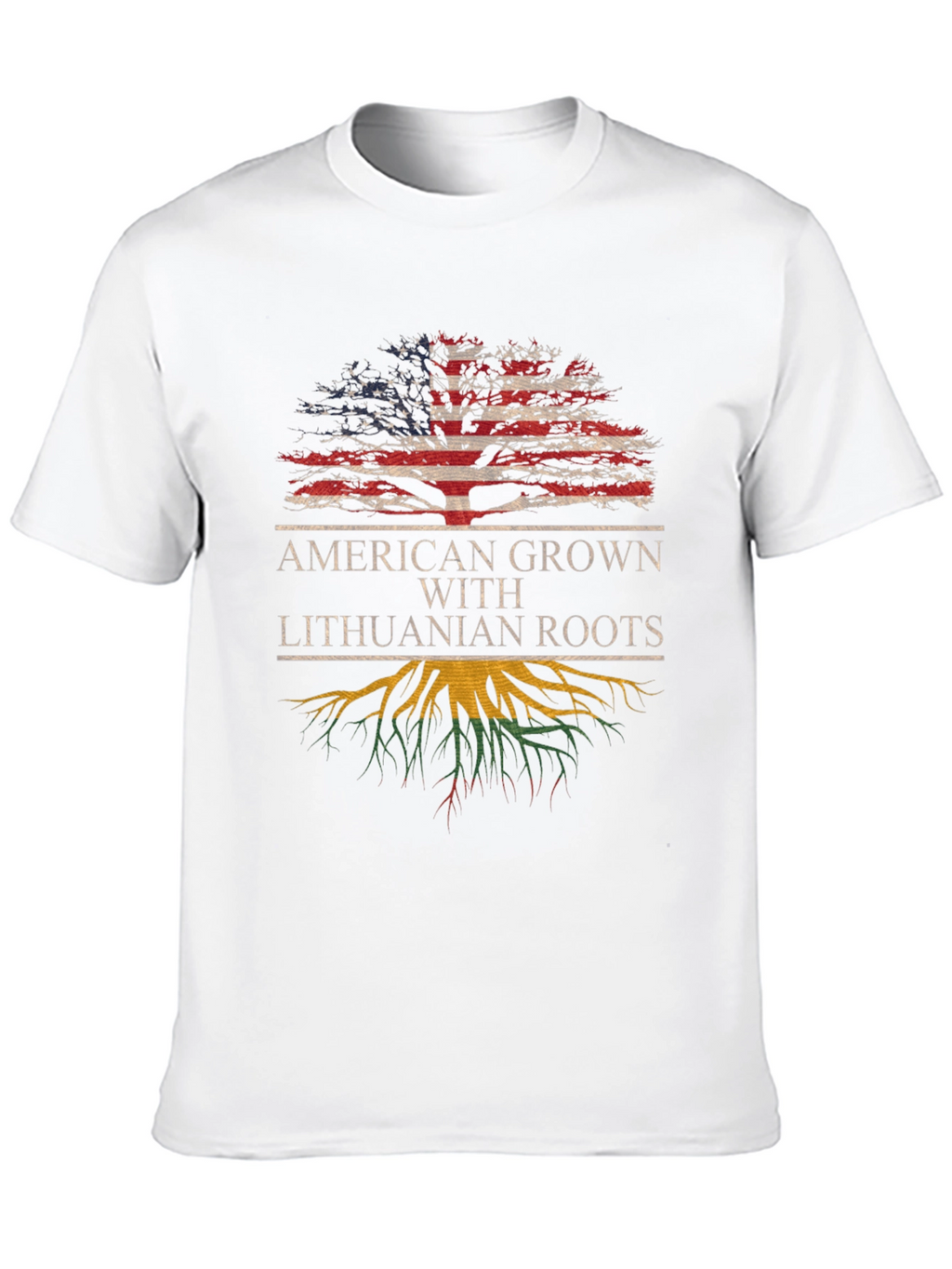 American Grown Lithuanian Roots T-Shirt