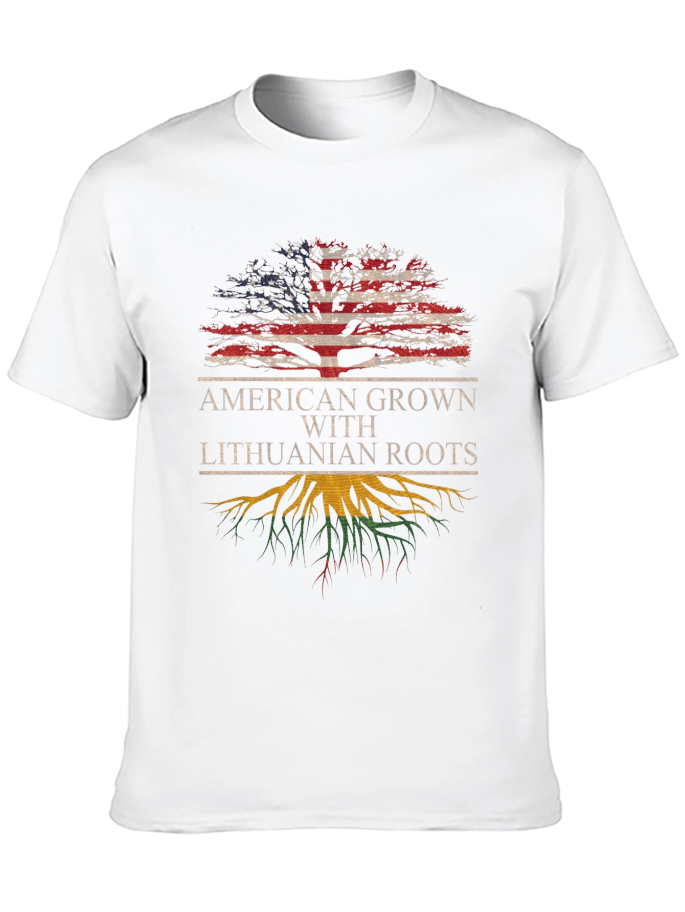 American Grown Lithuanian Roots T-Shirt
