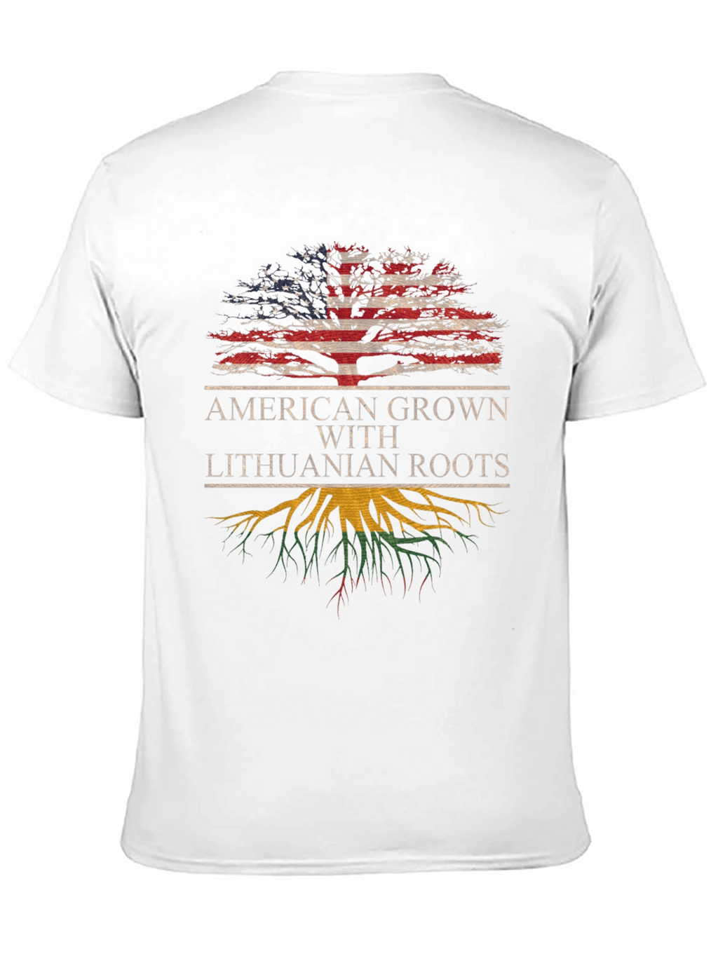 American Grown Lithuanian Roots T-Shirt
