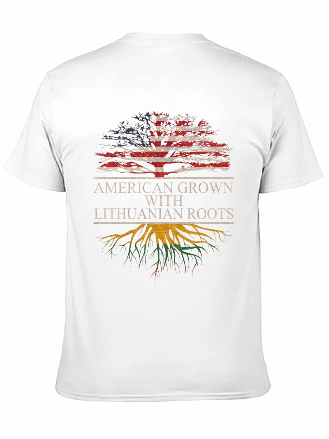 American Grown Lithuanian Roots T-Shirt