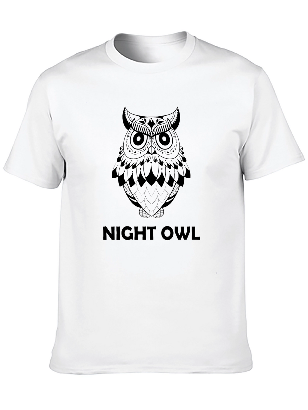 Night Owl Graphic Tee - Mens Black T-Shirt