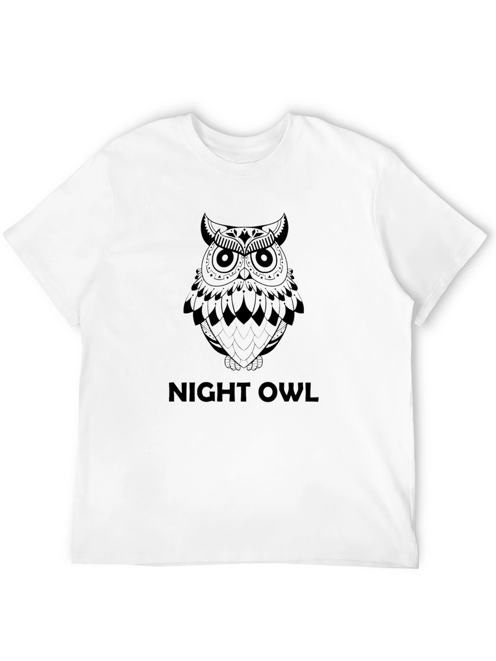 Night Owl Graphic Tee - Mens Black T-Shirt
