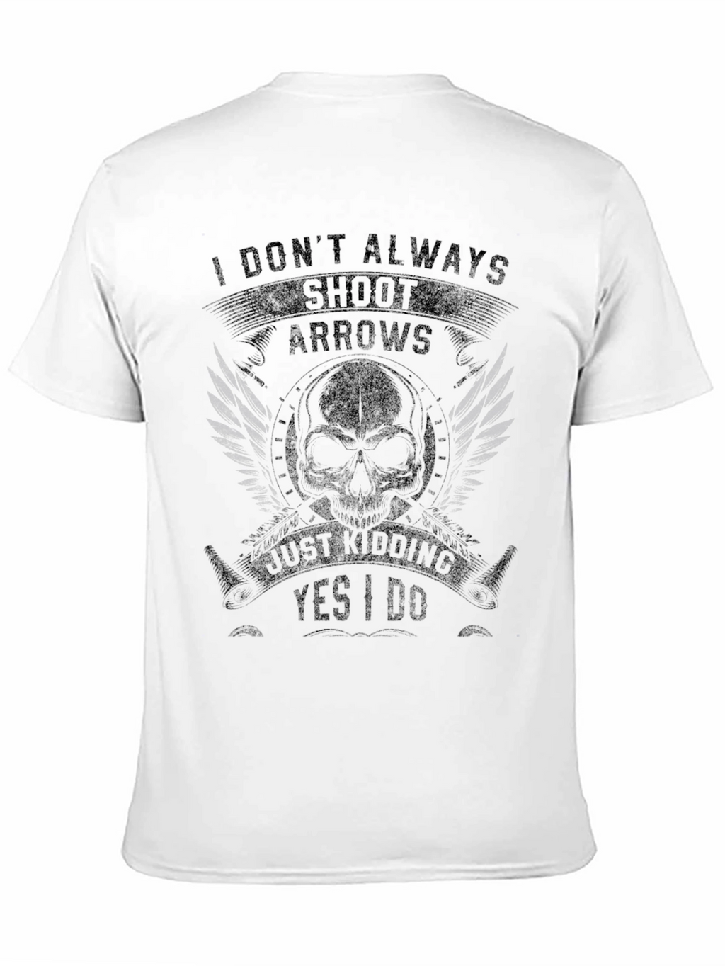 Archers Humor Black Graphic T-Shirt