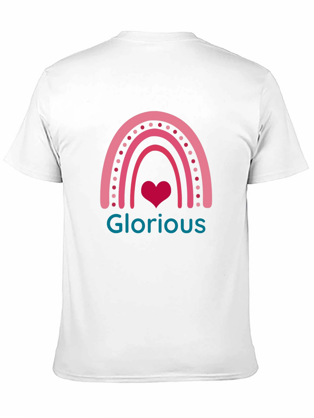 Glorious Rainbow Heart Graphic Tee