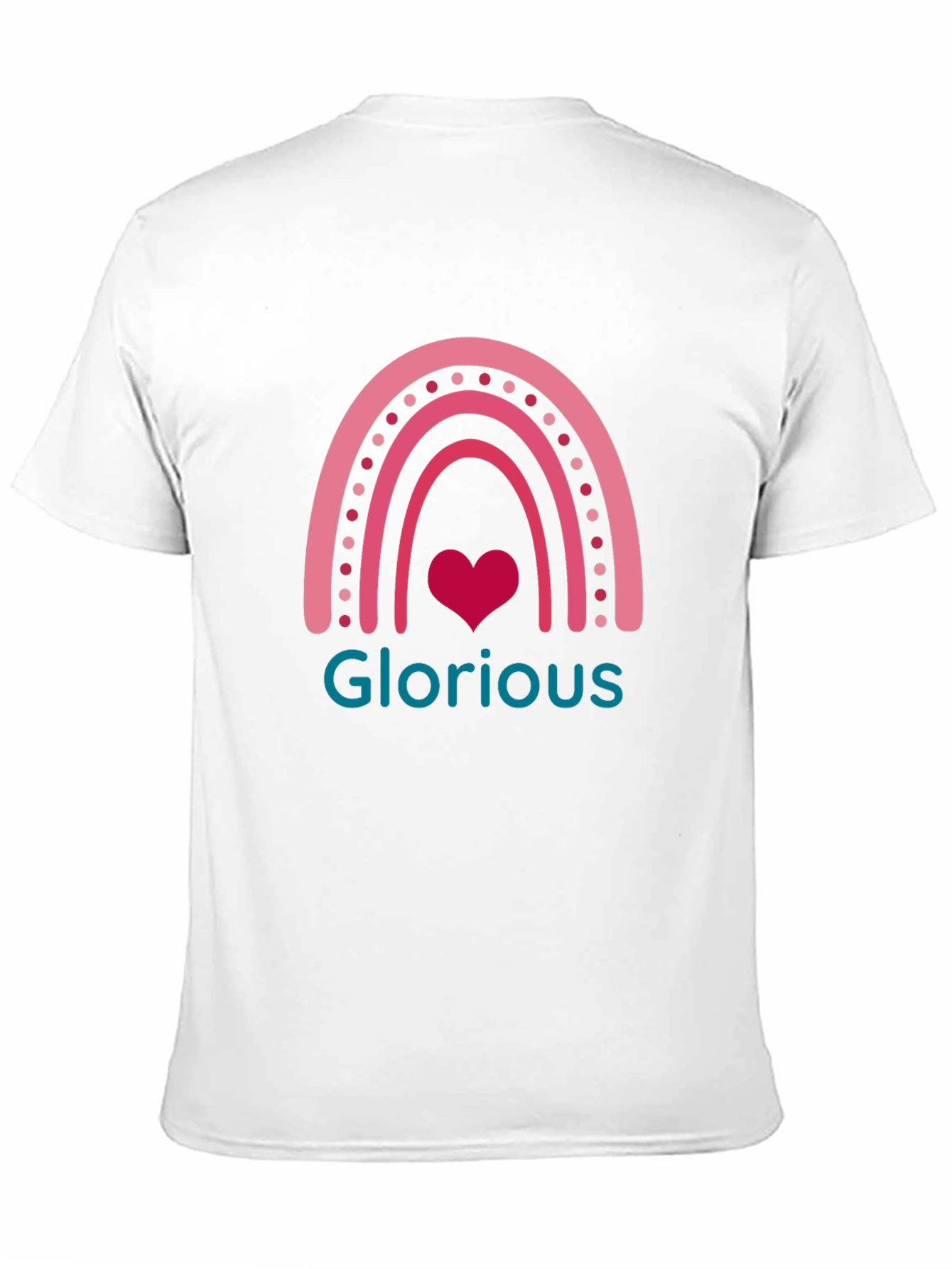 Glorious Rainbow Heart Graphic Tee