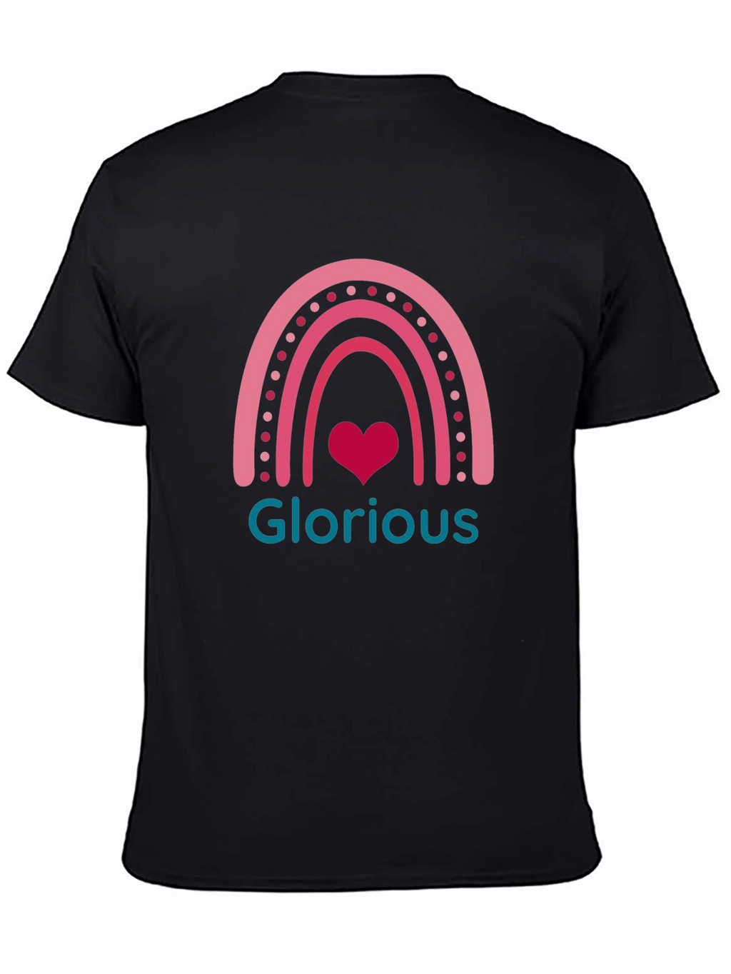 Glorious Rainbow Heart Graphic Tee