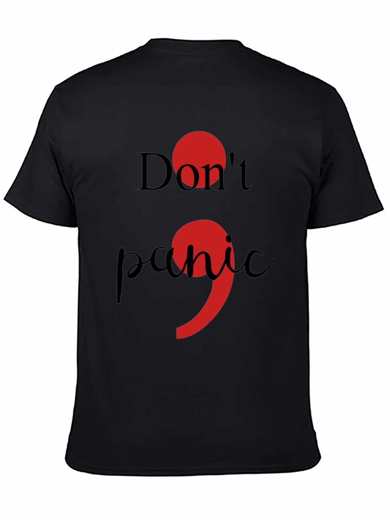 Dont Panic Semicolon T-Shirt